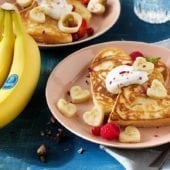 Chiquita Valentine’s day banana pancakes